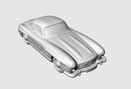3D Scanning eines Autos - 3D PADELT